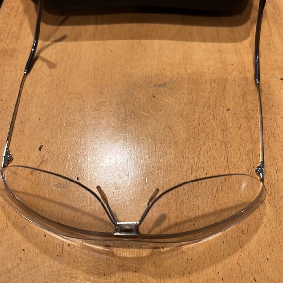 Chanel Vintage wire rimmed cat eyes clear glasses Never worn , left in case - Picture 5 of 16